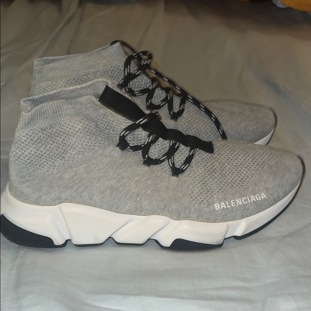 Balenciaga Gray High-Top Sneakers - Picture 5 of 8